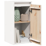 Vidaxl wandkast 30x30x60 cm massief grenenhout wit