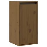 Vidaxl wandkast 30x30x60 cm massief grenenhout honingbruin