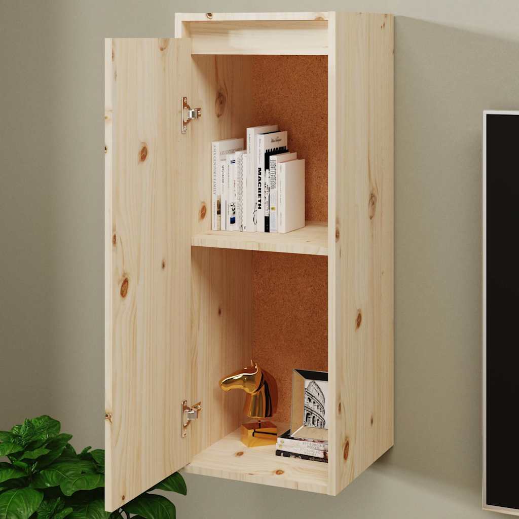 Vidaxl wandkast 30x30x80 cm massief grenenhout