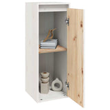Vidaxl wandkasten 2 st 30x30x80 cm massief grenenhout wit