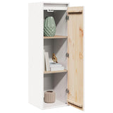 Vidaxl wandkast 30x30x100 cm massief grenenhout wit