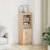Vidaxl hoge kast 37x34x110 cm massief grenenhout