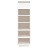 Vidaxl schoenenkast 30x34x105 cm massief grenenhout wit