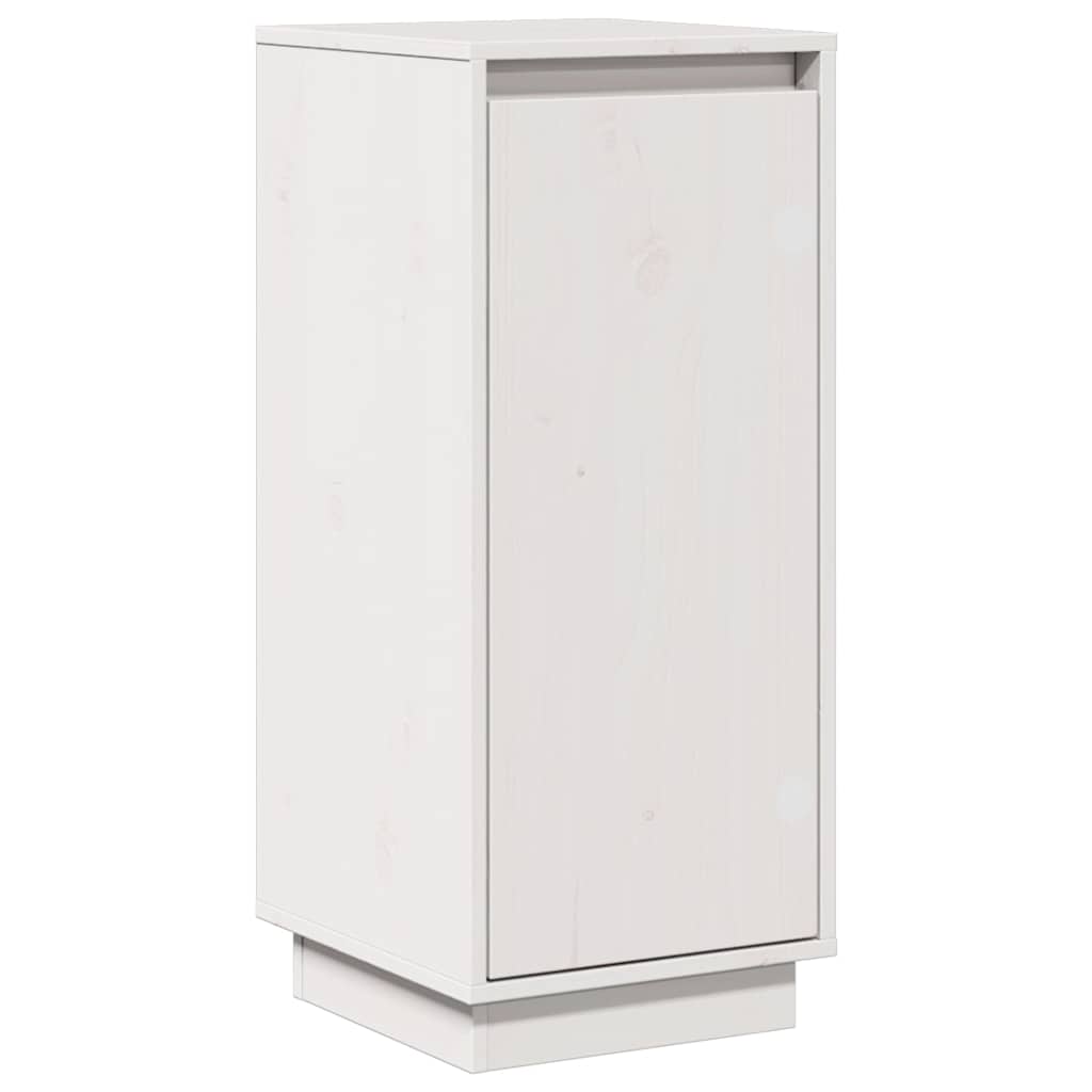 Vidaxl dressoir 31,5x34x75 cm massief grenenhout wit
