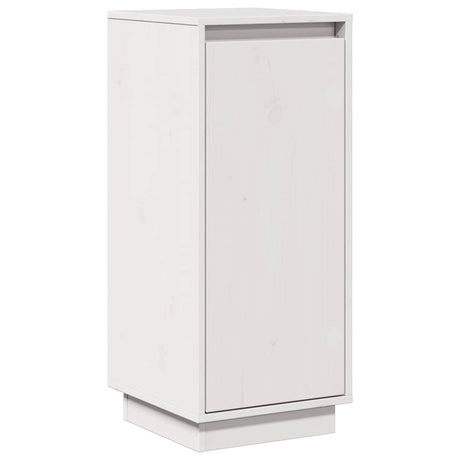Vidaxl dressoir 31,5x34x75 cm massief grenenhout wit
