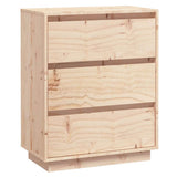 Vidaxl dressoir 60x34x75 cm massief grenenhout