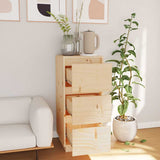 Vidaxl dressoir 32x34x75 cm massief grenenhout