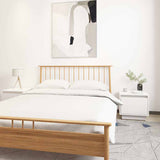 Vidaxl nachtkastjes 2 st 35x34x32 cm massief grenenhout wit