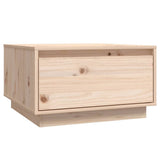 Vidaxl salontafel 55x56x32 cm massief grenenhout
