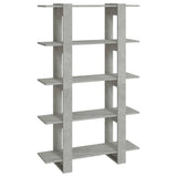 Vidaxl boekenkast kamerscherm 100x30x160 cm betongrijs