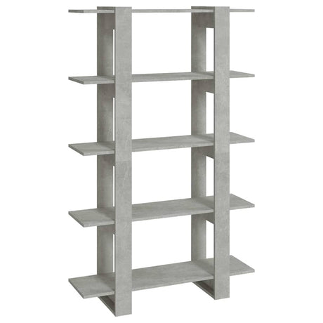Vidaxl boekenkast kamerscherm 100x30x160 cm betongrijs