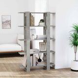 Vidaxl boekenkast kamerscherm 100x30x160 cm betongrijs