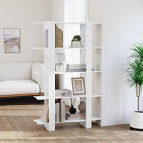 Vidaxl boekenkast kamerscherm 100x30x160 cm hoogglans wit