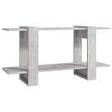 Vidaxl boekenkast 100x30x51 cm bewerkt hout betongrijs