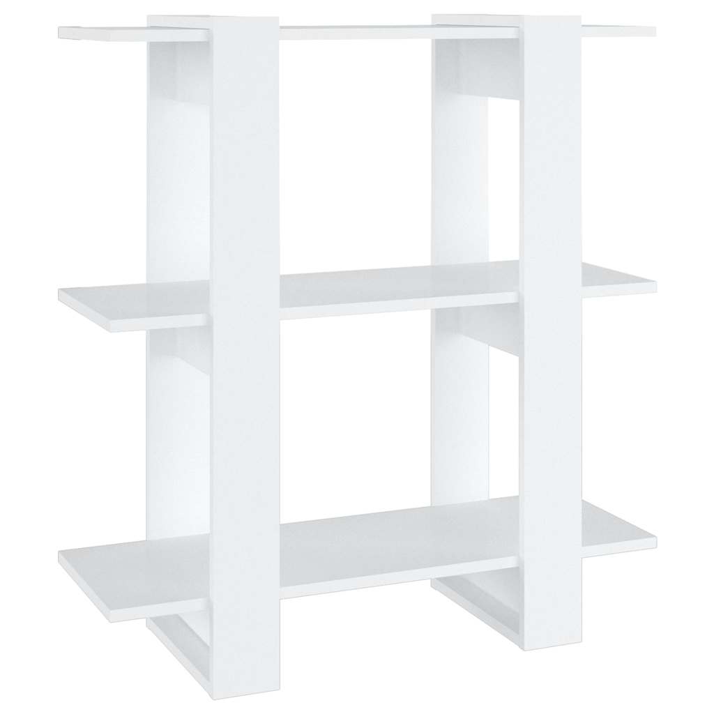 Vidaxl boekenkast kamerscherm 80x30x87 cm wit