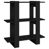 Vidaxl boekenkast kamerscherm 80x30x87 cm zwart