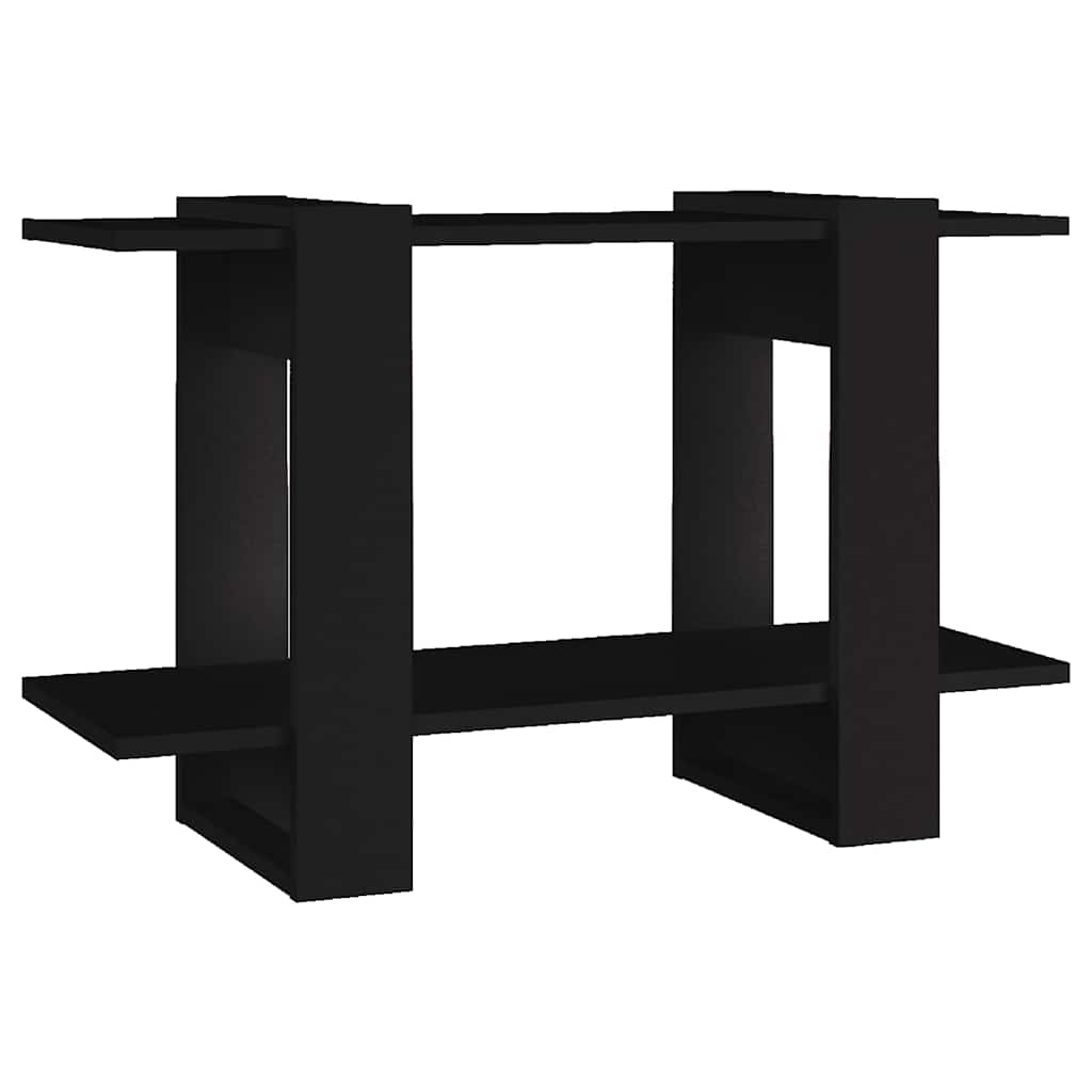 Vidaxl boekenkast kamerscherm 80x30x51 cm zwart
