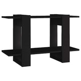 Vidaxl boekenkast kamerscherm 80x30x51 cm zwart