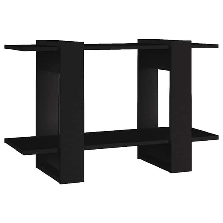 Vidaxl boekenkast kamerscherm 80x30x51 cm zwart