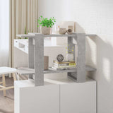 Vidaxl boekenkast kamerscherm 80x30x51 cm betongrijs