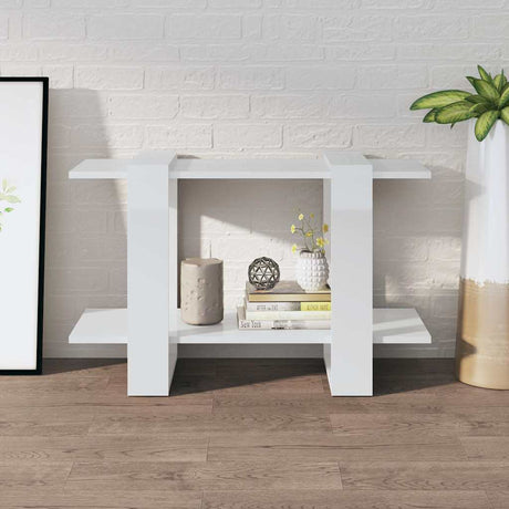 Vidaxl boekenkast kamerscherm 80x30x51 cm hoogglans wit