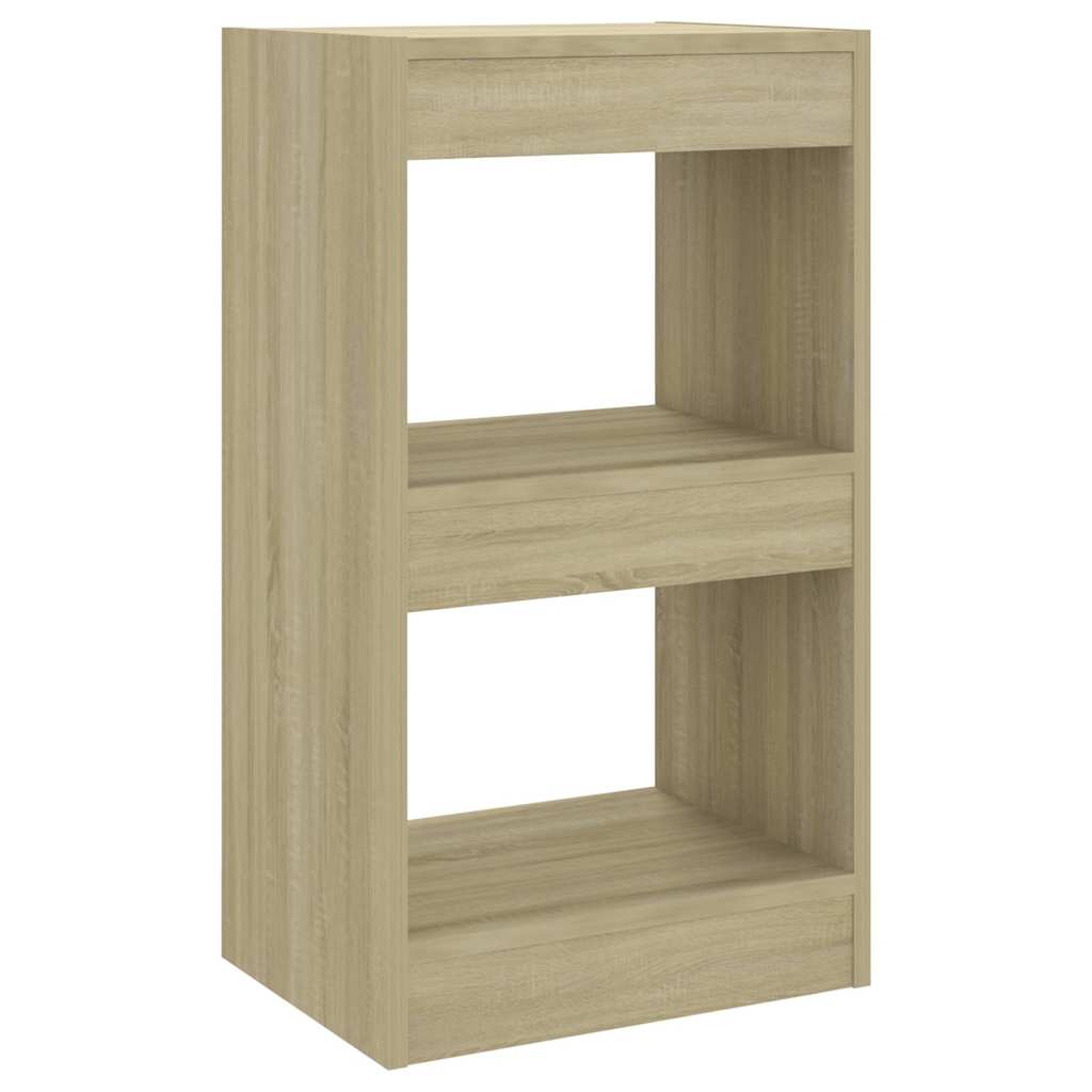 Vidaxl boekenkast kamerscherm 40x30x72 cm sonoma eikenkleurig