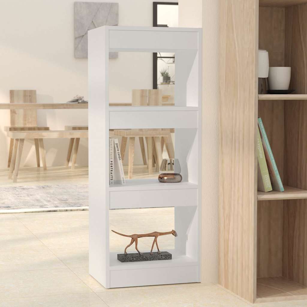Vidaxl boekenkast kamerscherm 40x30x103 cm bewerkt hout wit