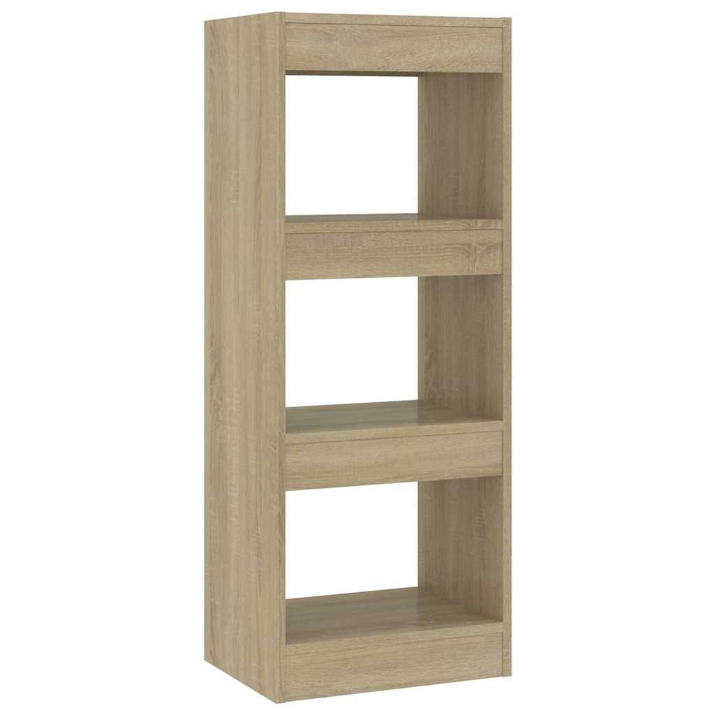 Vidaxl boekenkast kamerscherm 40x30x103 cm bewerkt hout sonoma eiken
