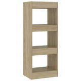 Vidaxl boekenkast kamerscherm 40x30x103 cm bewerkt hout sonoma eiken