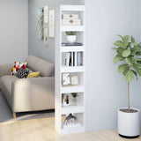 Vidaxl boekenkast kamerscherm 40x30x198 cm wit