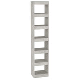 Vidaxl boekenkast kamerscherm 40x30x198 cm betongrijs
