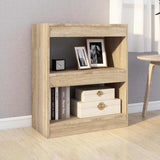 Vidaxl boekenkast kamerscherm 60x30x72 cm sonoma eikenkleurig