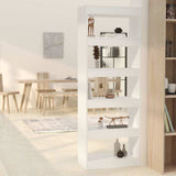 Vidaxl boekenkast kamerscherm 60x30x166 cm spaanplaat wit