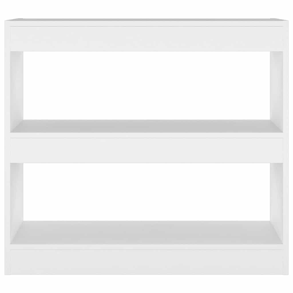 Vidaxl boekenkast kamerscherm 80x30x72 cm wit