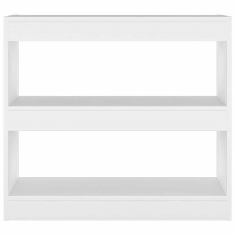 Vidaxl boekenkast kamerscherm 80x30x72 cm wit