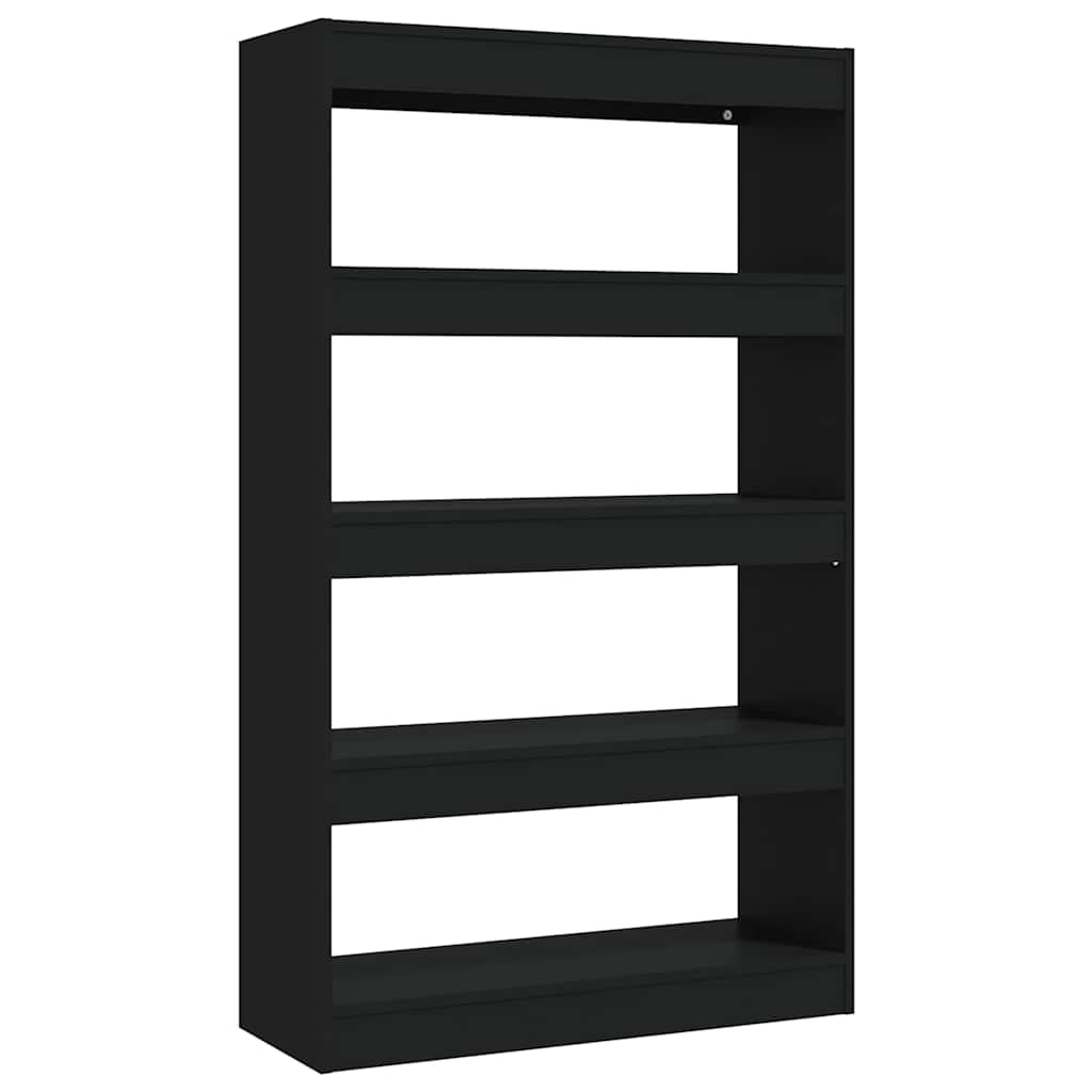 Vidaxl boekenkast kamerscherm 80x30x135 cm bewerkt hout zwart