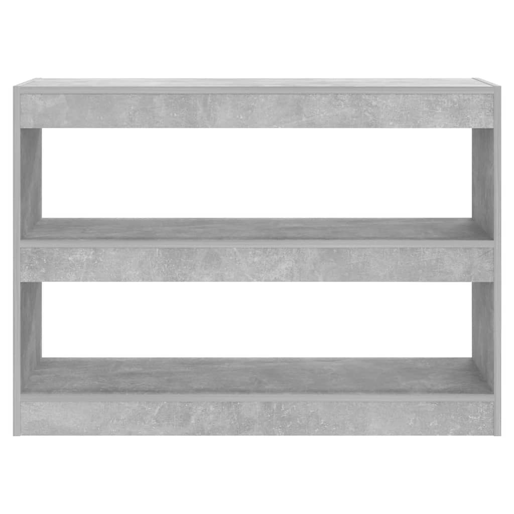 Vidaxl boekenkast kamerscherm 100x30x72 cm betongrijs