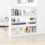 Vidaxl boekenkast kamerscherm 100x30x103 cm wit