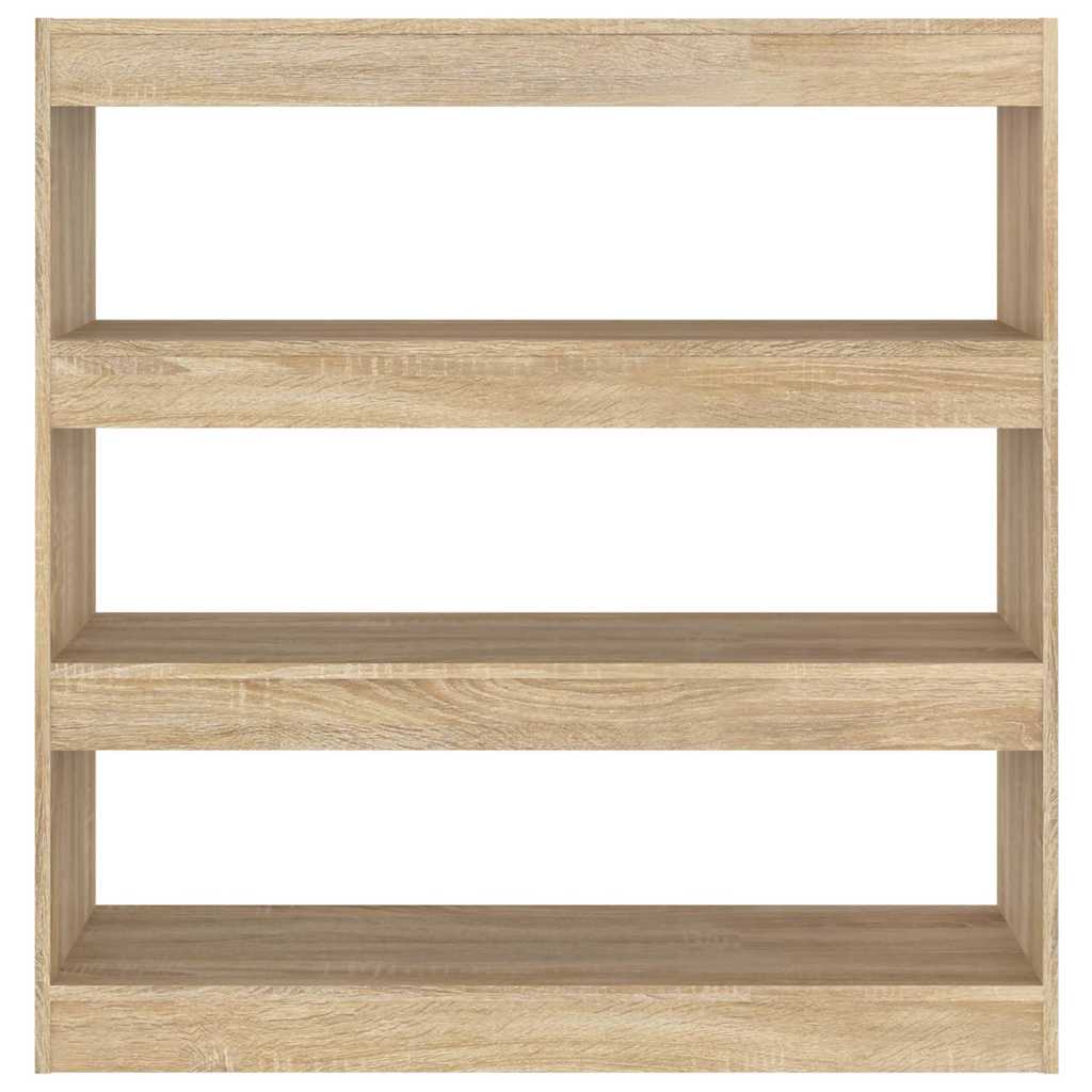 Vidaxl boekenkast kamerscherm 100x30x103 cm sonoma eikenkleurig