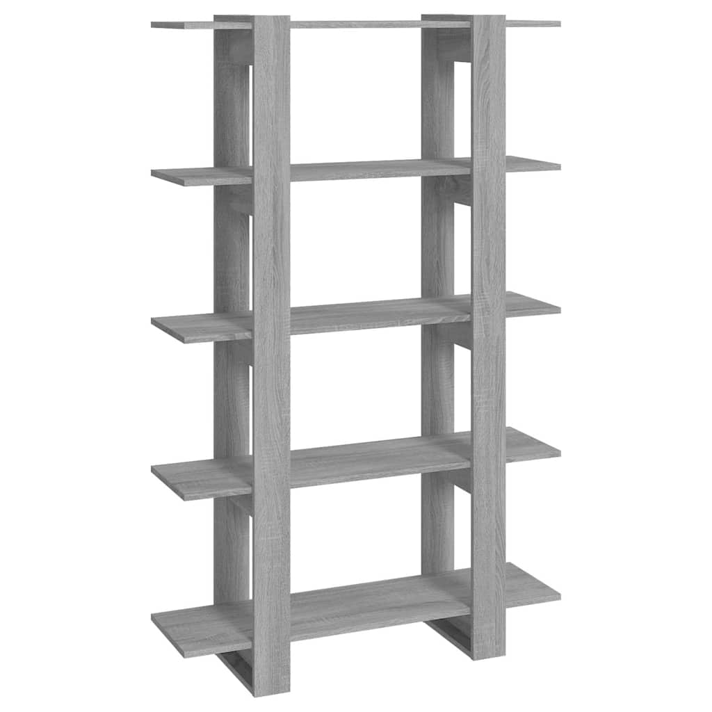 Vidaxl boekenkast kamerscherm 100x30x160 cm grijs sonoma eikenkleurig