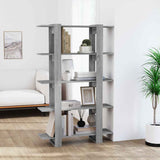 Vidaxl boekenkast kamerscherm 100x30x160 cm grijs sonoma eikenkleurig