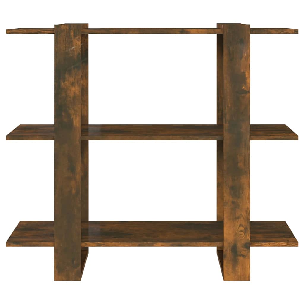 Vidaxl boekenkast kamerscherm 100x30x87 cm gerookt eikenkleurig