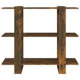Vidaxl boekenkast kamerscherm 100x30x87 cm gerookt eikenkleurig