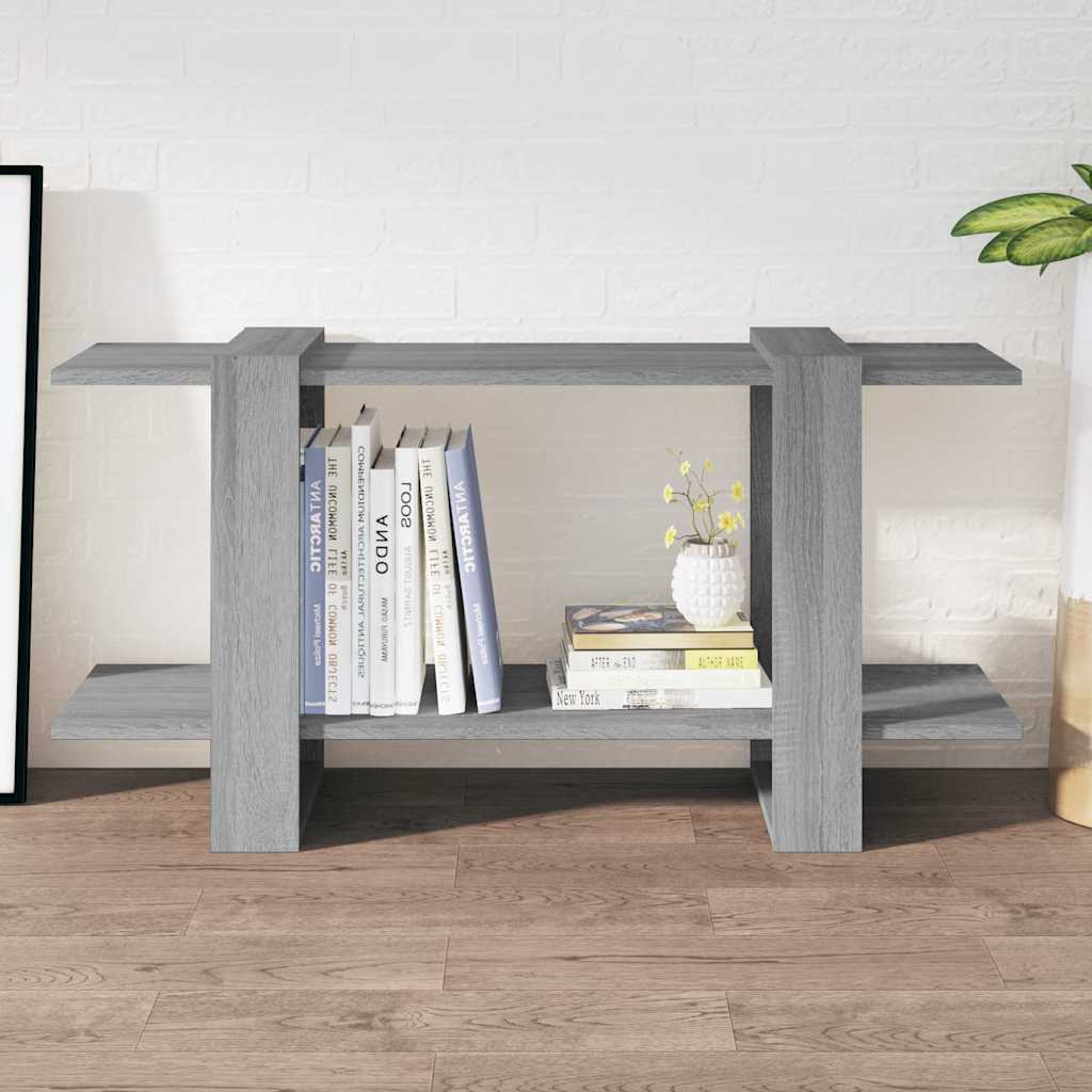 Vidaxl boekenkast 100x30x51 cm bewerkt hout grijs sonoma eiken