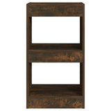 Vidaxl boekenkast kamerscherm 40x30x72 cm gerookt eikenkleurig