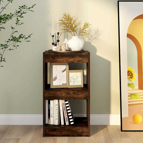 Vidaxl boekenkast kamerscherm 40x30x72 cm gerookt eikenkleurig