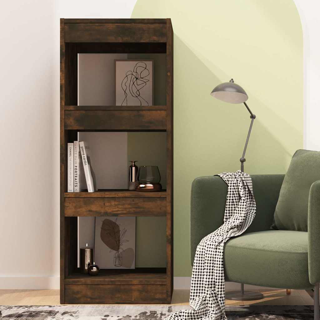 Vidaxl boekenkast kamerscherm 40x30x103 cm bewerkt hout gerookt eiken