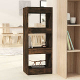 Vidaxl boekenkast kamerscherm 40x30x103 cm bewerkt hout gerookt eiken