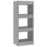 Vidaxl boekenkast kamerscherm 40x30x103 cm bewerkt hout grijs sonoma