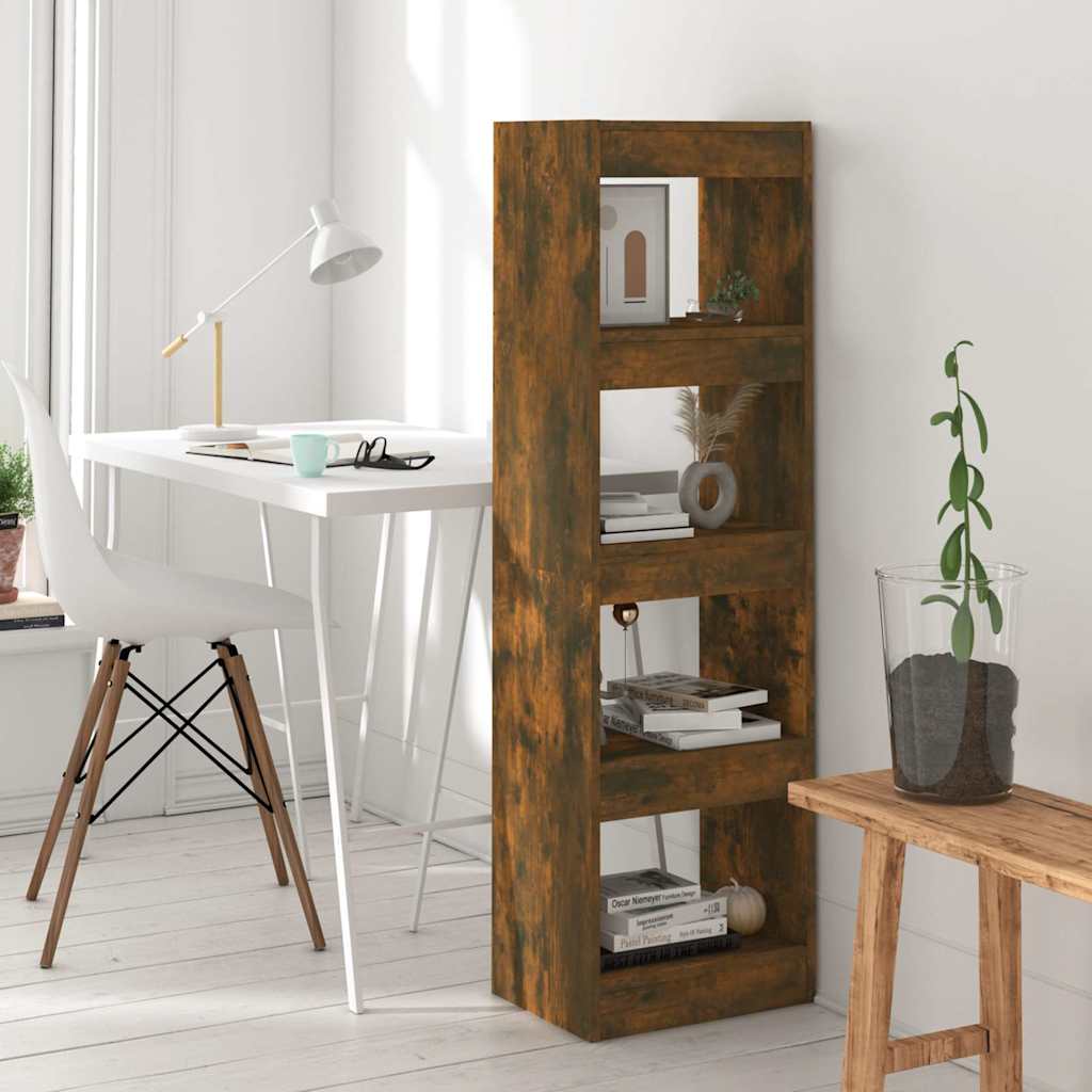 Vidaxl boekenkast kamerscherm 40x30x135 cm gerookt eikenkleurig
